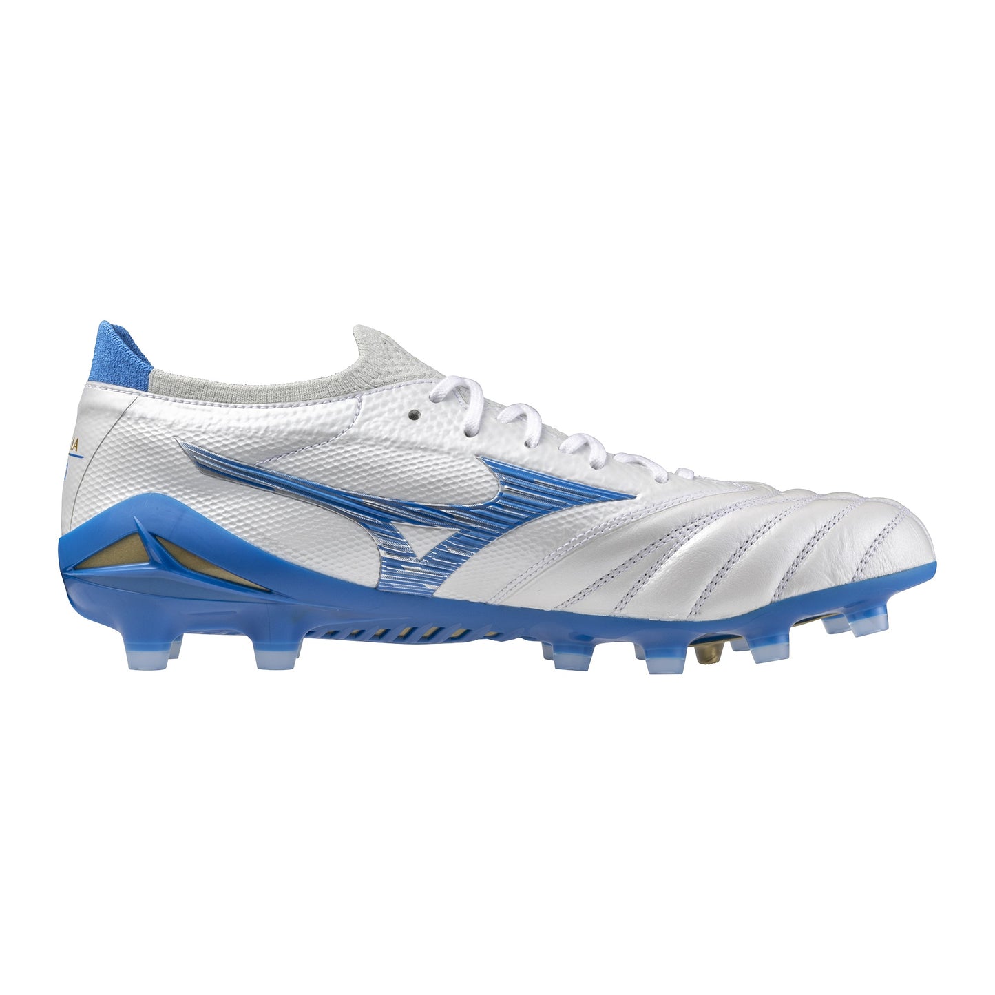 MIZUNO MORELIA IV MADE IN JAPAN WHITE BLUE